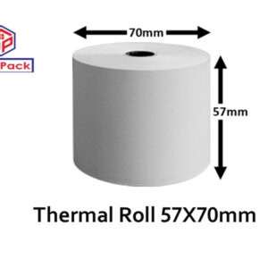 Thermal Roll 57x70mm-65gsm(100 pc)
