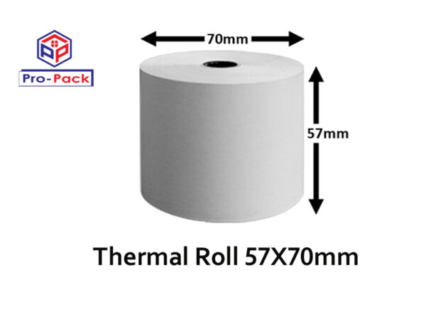 Thermal Roll 57x70mm-65gsm(100 pc)